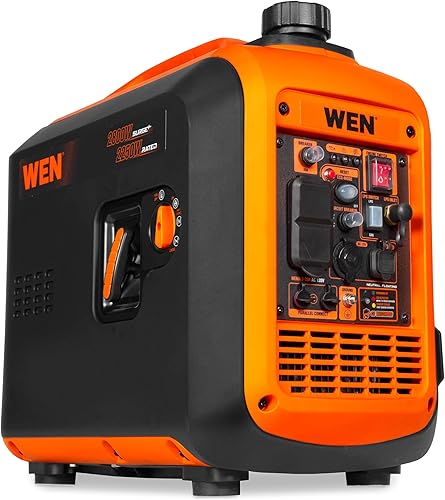 WEN 2800-Watt Dual Fuel Inverter Generator, Quiet, Portable, and Lightweight with Fuel Shut Off and CO Watchdog (DF280iX)
